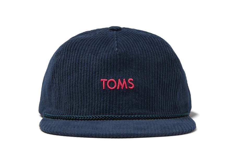 Accesorios Toms Corduroy Hat Hombre Azul Marino Argentina | AR916-672