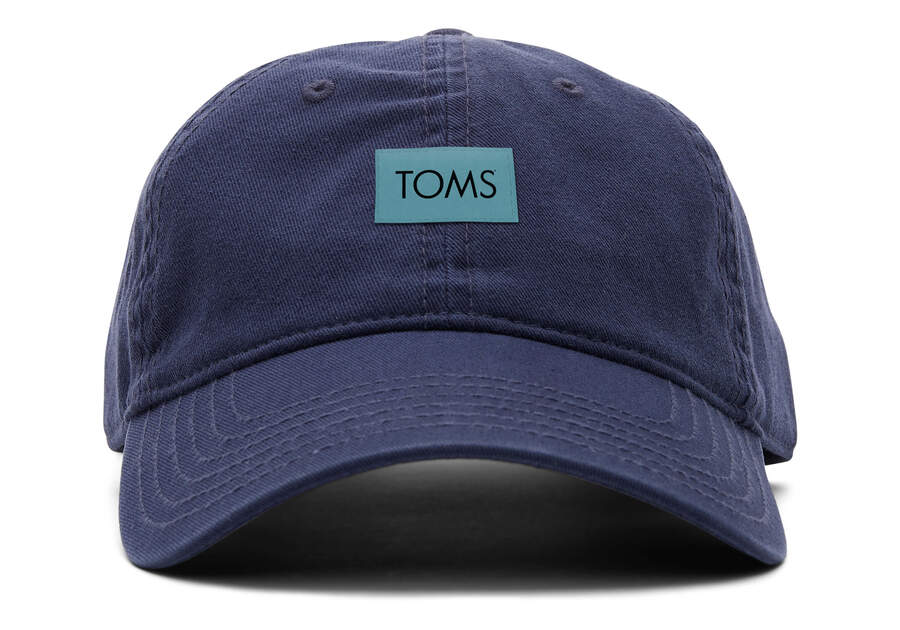 Accesorios Toms Logo Dad Hat Hombre Azul Marino Argentina | AR332-445