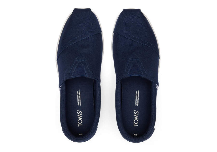 Alpargatas Toms Alp Fwd Hombre Azul Marino Argentina | AR252-341