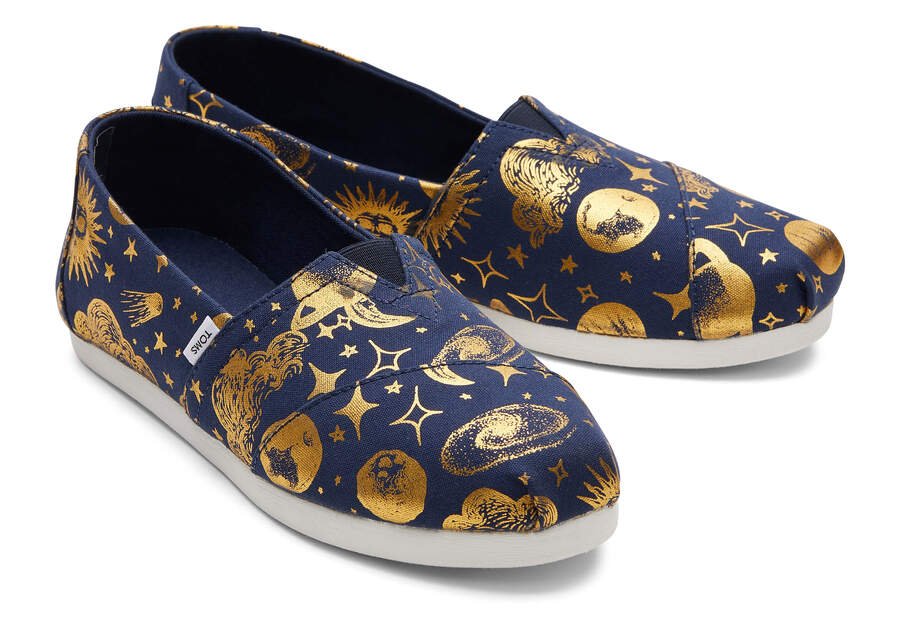 Alpargatas Toms Alpargata Celestial Mujer Azul Marino Argentina | AR417-542