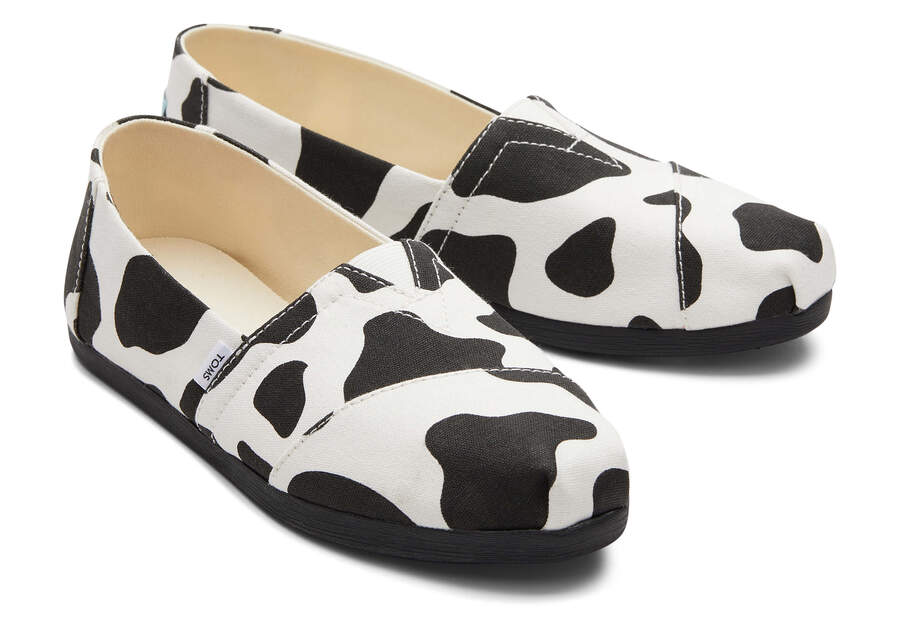 Alpargatas Toms Alpargata Cow Mujer Negras Argentina | AR813-016