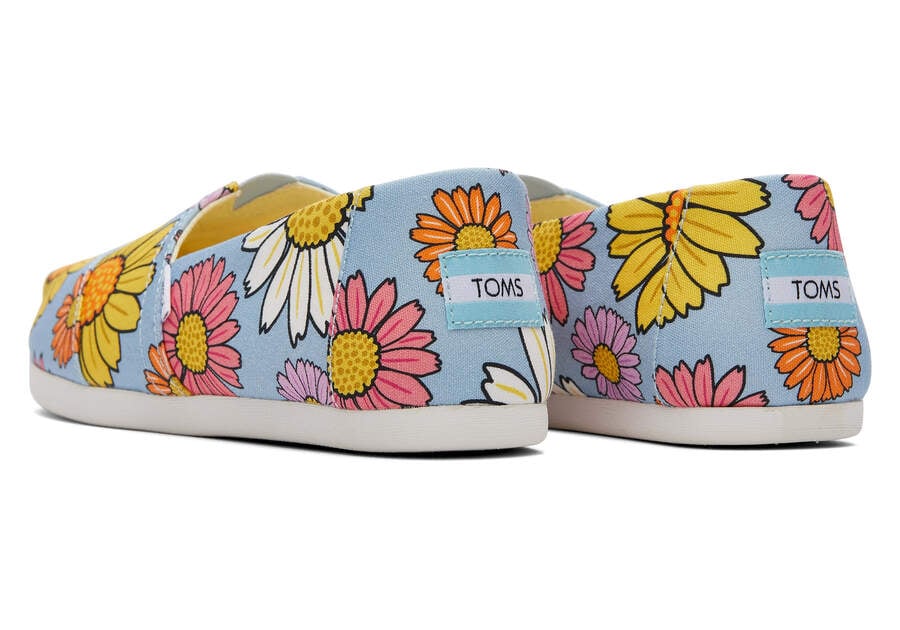 Alpargatas Toms Alpargata Daisies Mujer Azules Argentina | AR599-059