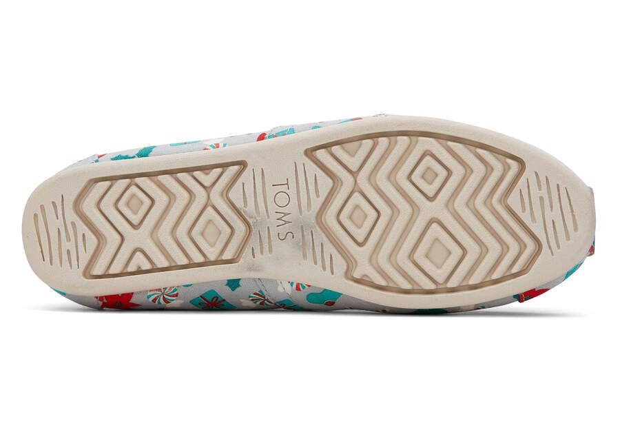 Alpargatas Toms Alpargata Deck the Halls Mujer Gris Argentina | AR613-978