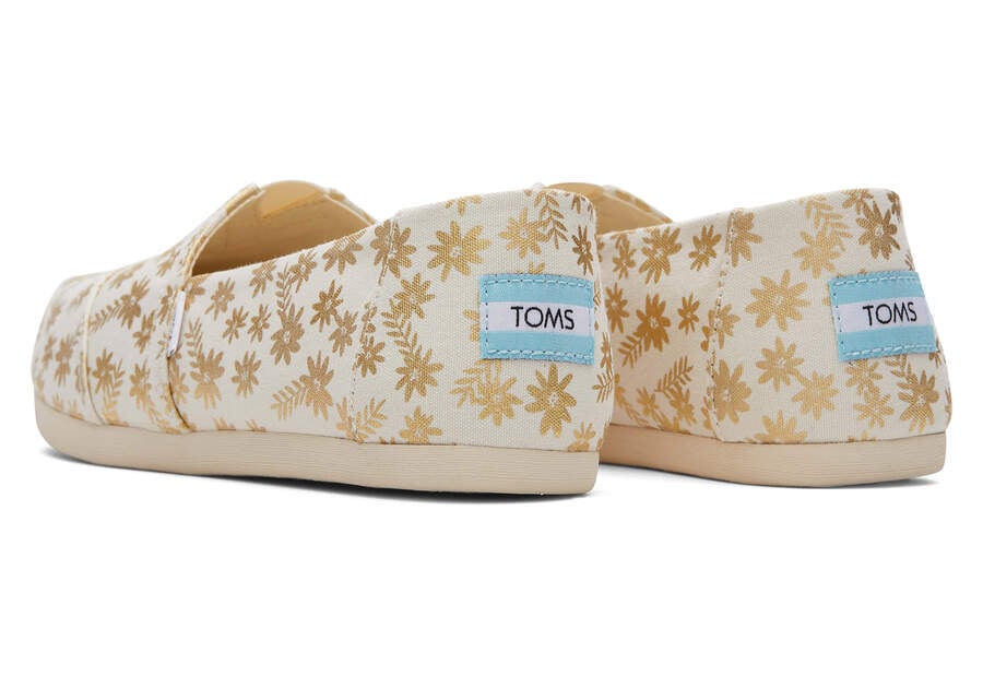 Alpargatas Toms Alpargata Floral Blooms Mujer Beige Argentina | AR400-351