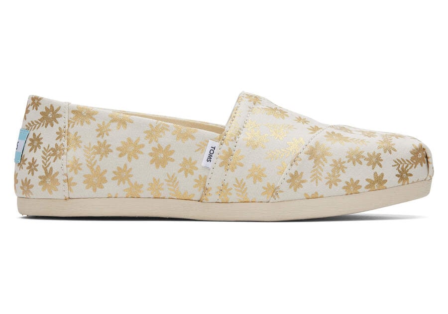 Alpargatas Toms Alpargata Floral Blooms Mujer Beige Argentina | AR400-351