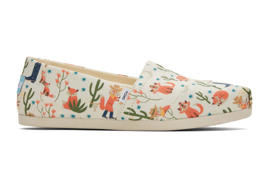 Alpargatas Toms Alpargata Foxes Mujer Beige Argentina | AR042-964