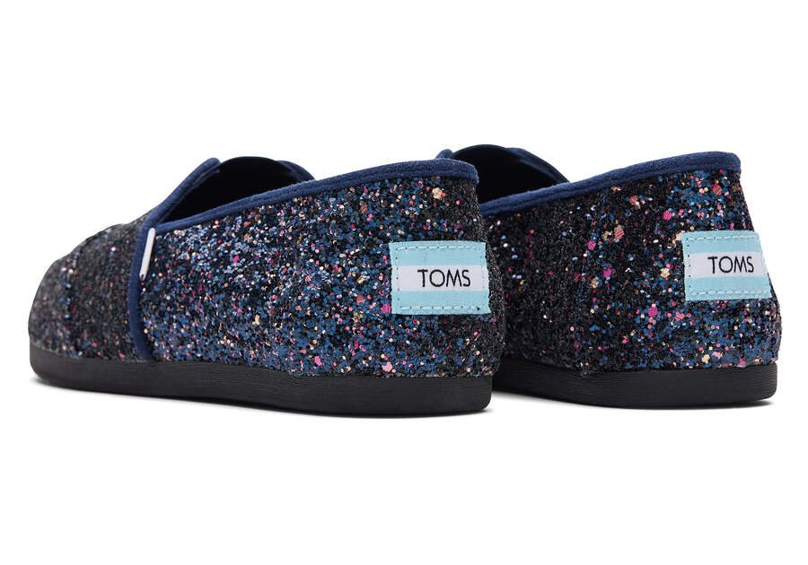 Alpargatas Toms Alpargata Glitter Mujer Azules Argentina | AR860-078