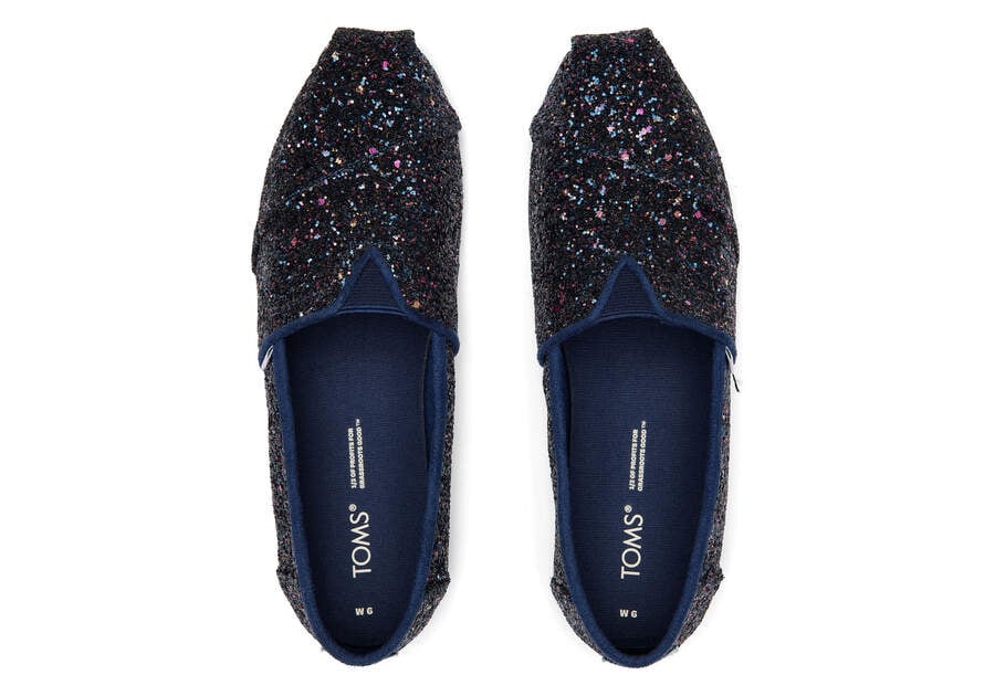 Alpargatas Toms Alpargata Glitter Mujer Azules Argentina | AR860-078