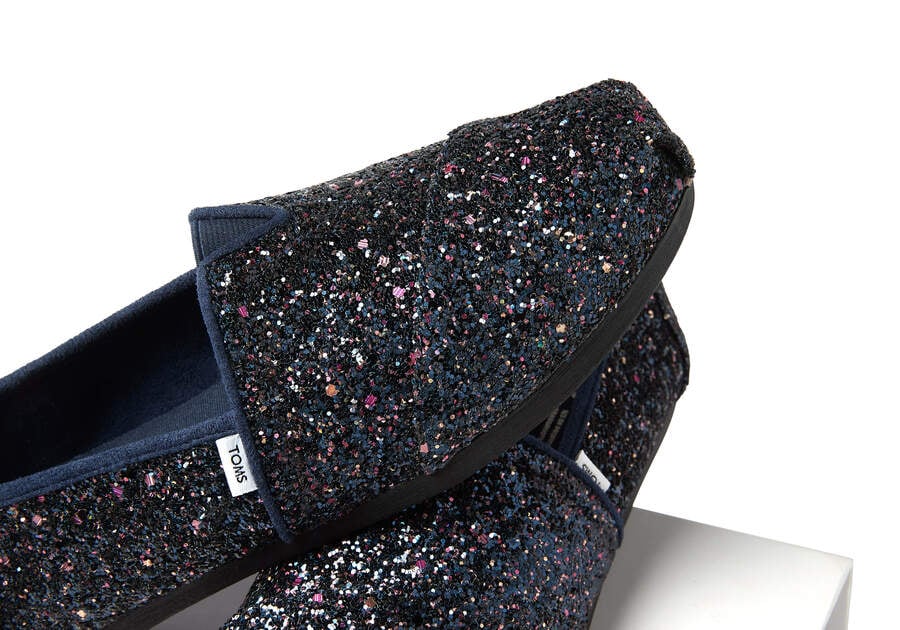 Alpargatas Toms Alpargata Glitter Mujer Azules Argentina | AR860-078