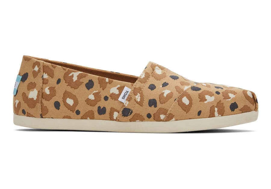 Alpargatas Toms Alpargata Leopard Mujer Marrones Leopardo Argentina | AR987-297