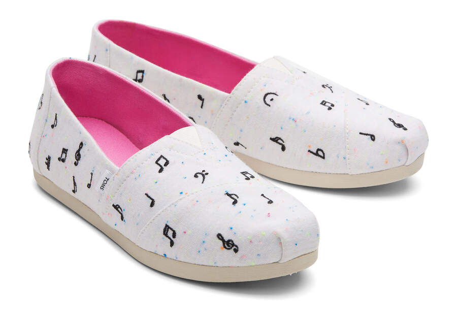 Alpargatas Toms Alpargata Music Notes Mujer Beige Argentina | AR750-972