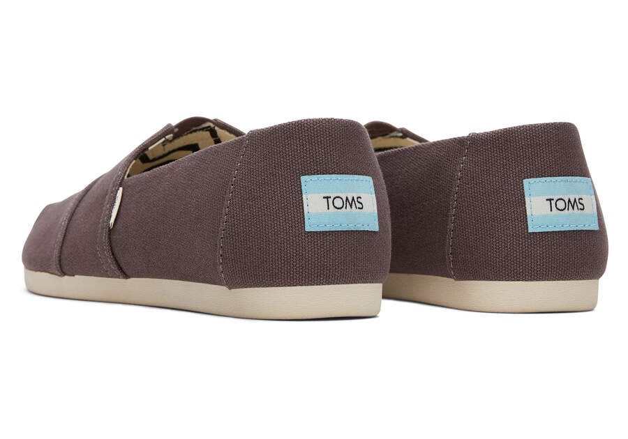 Alpargatas Toms Alpargata Recycled Algodon Lona Mujer Gris Argentina | AR074-363