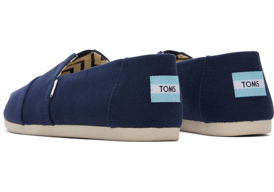 Alpargatas Toms Alpargata Recycled Algodon Lona Hombre Azul Marino Argentina | AR747-668