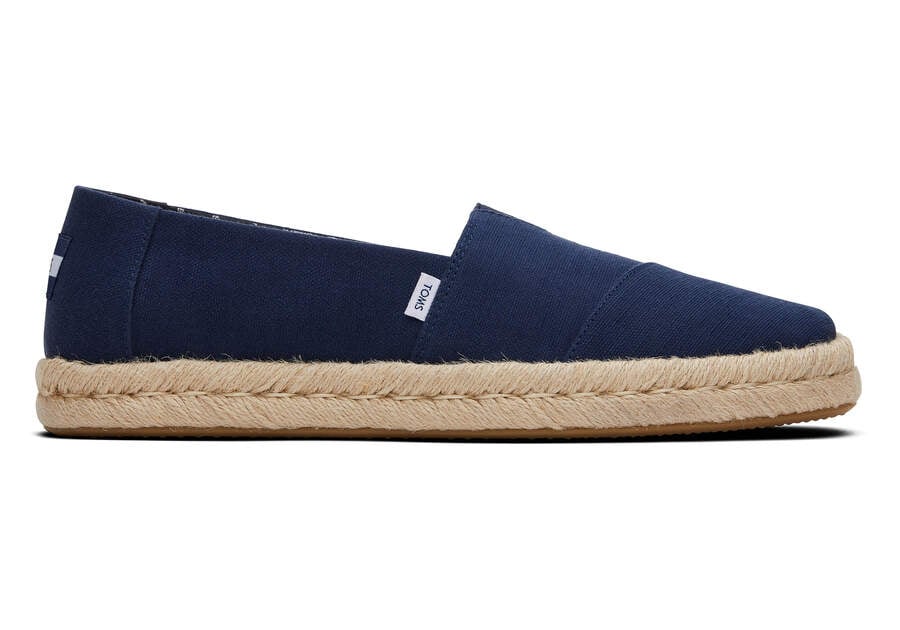 Alpargatas Toms Alpargata Rope 2.0 Hombre Azul Marino Argentina | AR561-836