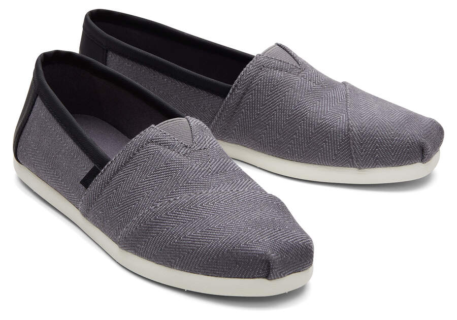 Alpargatas Toms Alpargata Sintetico Trim Hombre Gris Argentina | AR739-209