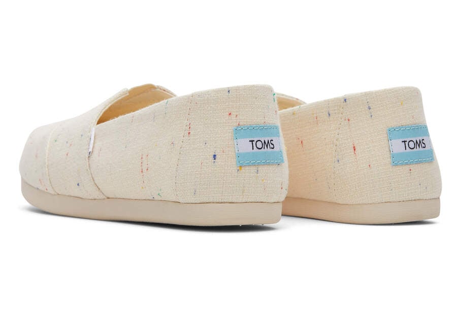 Alpargatas Toms Alpargata Speckled Recycled Algodon Mujer Beige Argentina | AR048-673