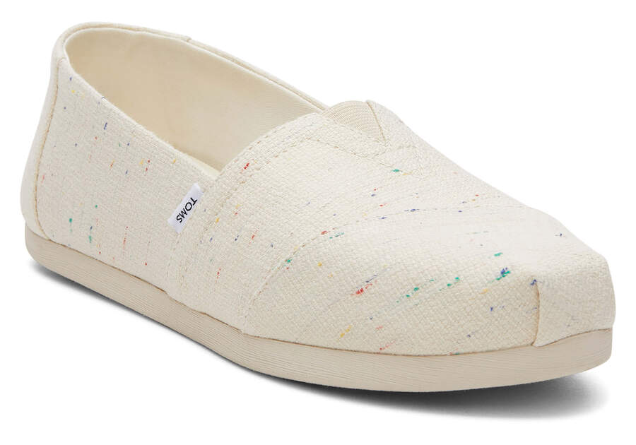 Alpargatas Toms Alpargata Speckled Recycled Algodon Mujer Beige Argentina | AR048-673