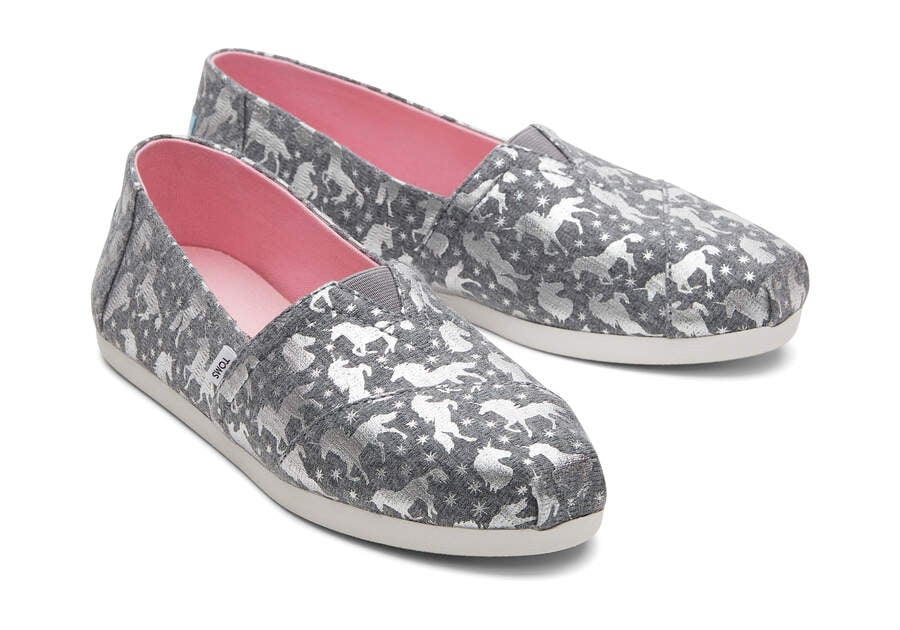 Alpargatas Toms Alpargata Unicorns Mujer Gris Argentina | AR515-857