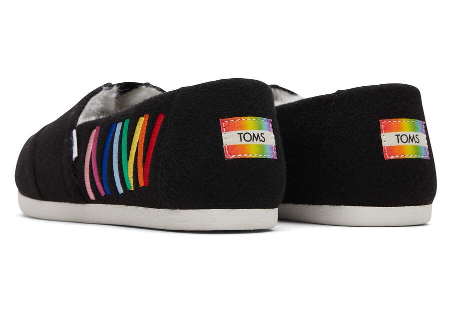 Alpargatas Toms Alpargata Unity Rainbow Mujer Negras Argentina | AR087-820