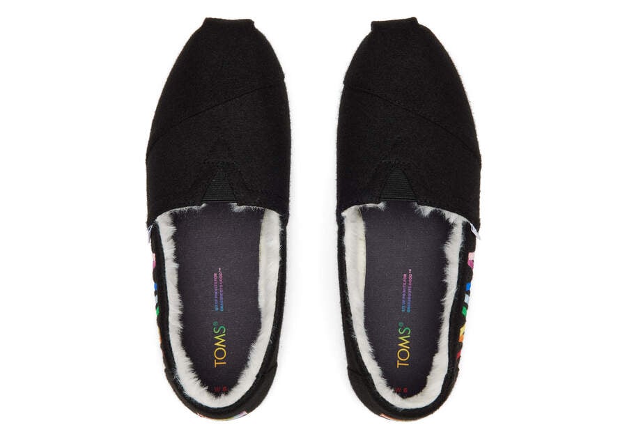 Alpargatas Toms Alpargata Unity Rainbow Mujer Negras Argentina | AR087-820