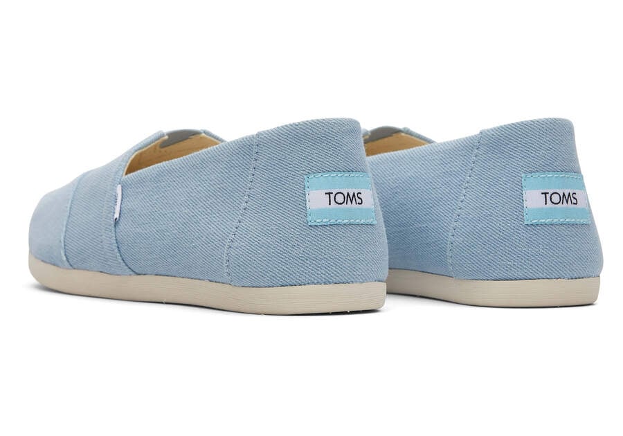 Alpargatas Toms Alpargata Washed Denim Mujer Azules Claro Argentina | AR694-399