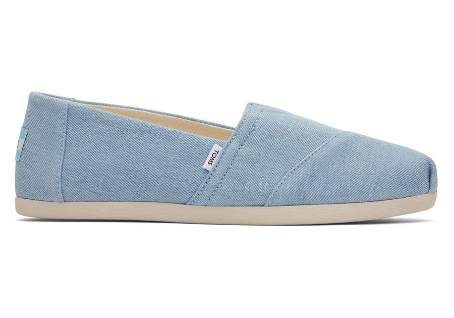 Alpargatas Toms Alpargata Washed Denim Mujer Azules Claro Argentina | AR694-399