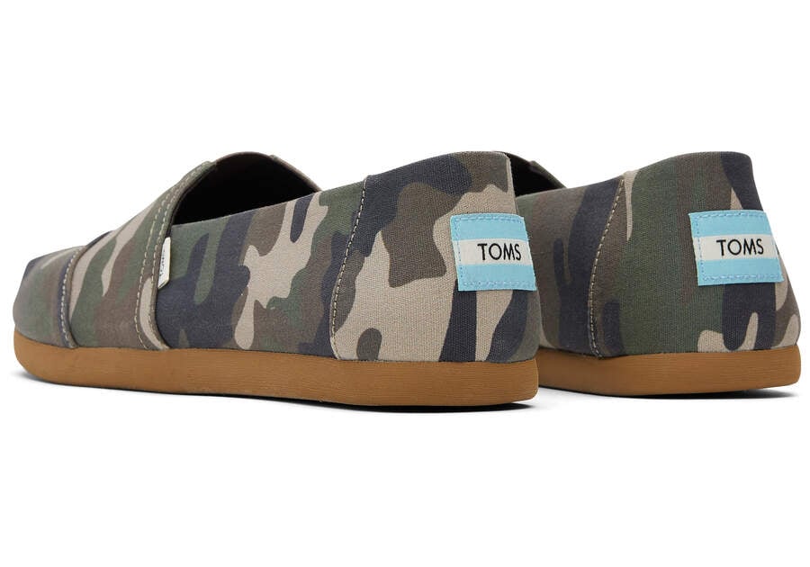 Alpargatas Toms Alpargata Woodland Camo Hombre Verde Camuflaje Argentina | AR393-847