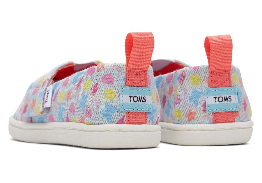 Alpargatas Toms Tiny Alpargata Glimmer Charms Niños Azules Argentina | AR170-874