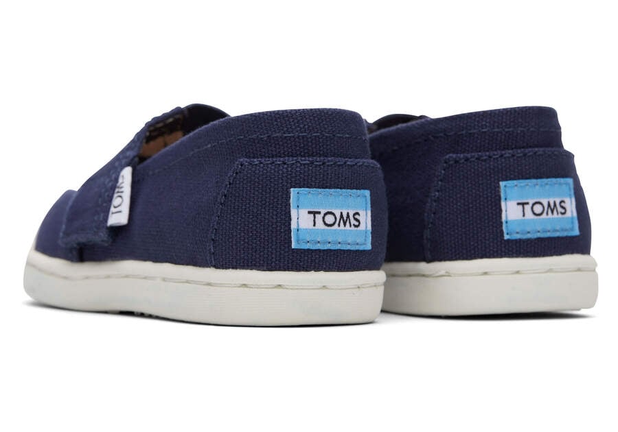 Alpargatas Toms Tiny Alpargata Lona Niños Azul Marino Argentina | AR688-084