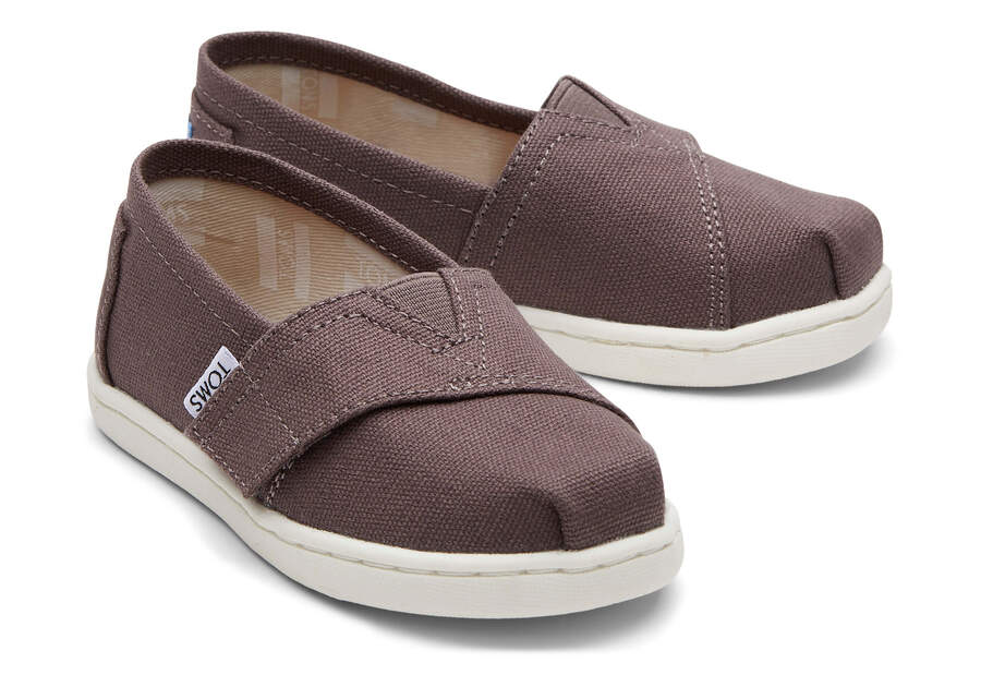 Alpargatas Toms Tiny Alpargata Lona Niños Gris Argentina | AR977-722