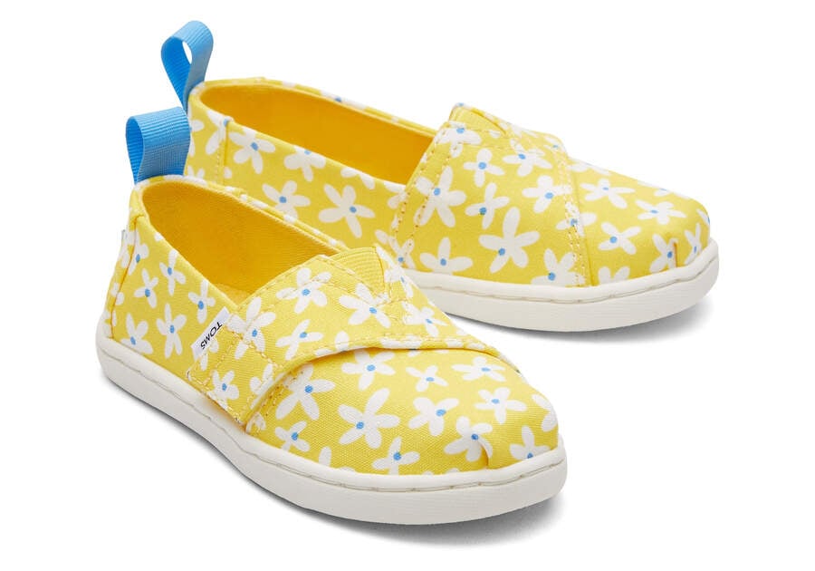 Alpargatas Toms Tiny Alpargata Sun Daisies Niños Amarillo Naranjas Argentina | AR802-463