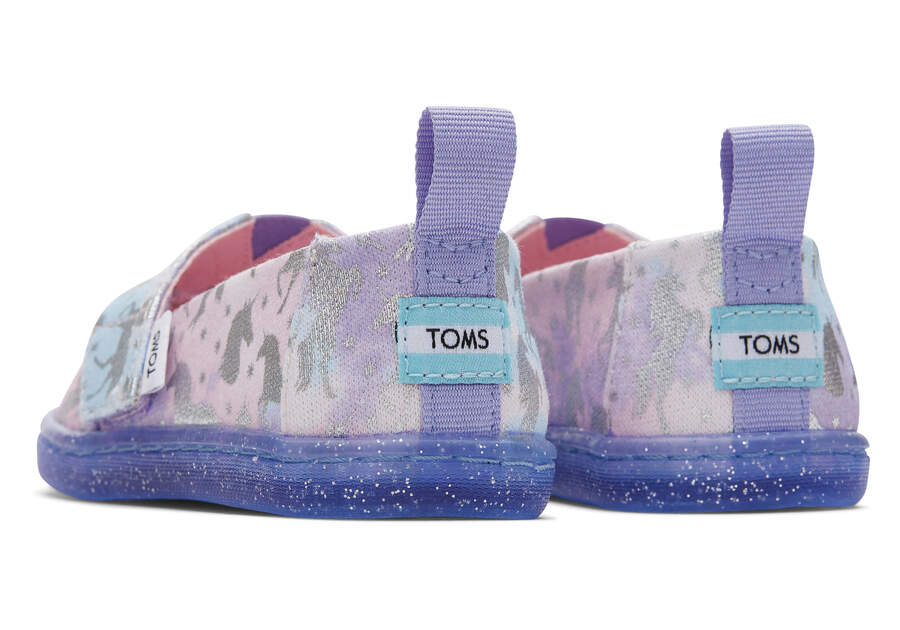 Alpargatas Toms Tiny Alpargata Unicorn Niños Moradas Claro Argentina | AR138-224