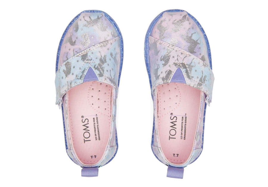 Alpargatas Toms Tiny Alpargata Unicorn Niños Moradas Claro Argentina | AR138-224