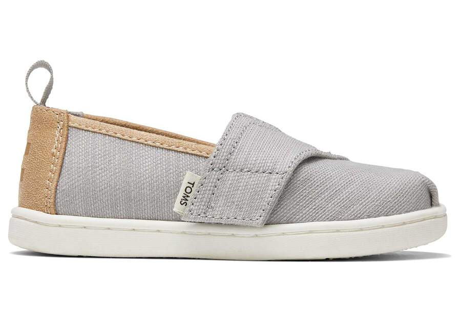 Alpargatas Toms Tiny Alpargata Woven Niños Gris Argentina | AR603-329