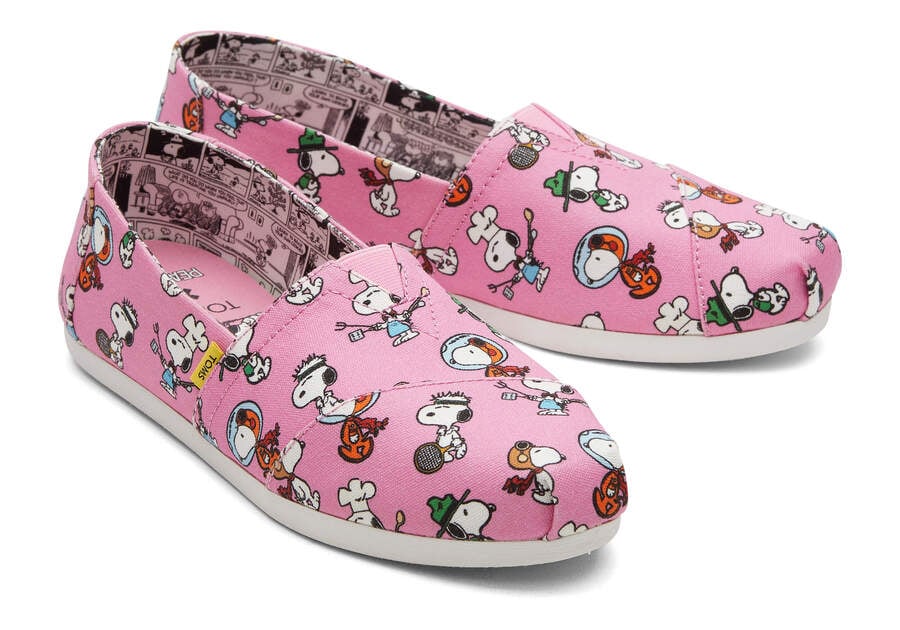 Alpargatas Toms X Peanuts® Alpargata Mujer Rosas Argentina | AR800-618