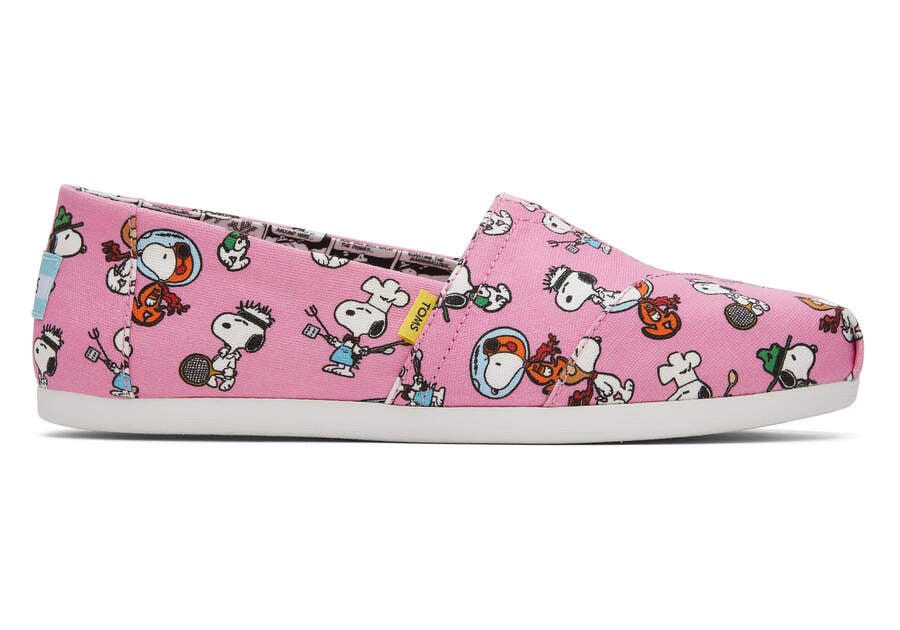 Alpargatas Toms X Peanuts® Alpargata Mujer Rosas Argentina | AR800-618