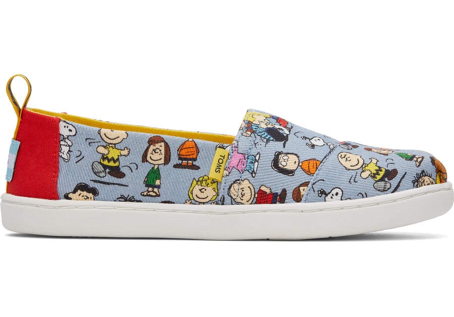 Alpargatas Toms X Peanuts® Youth Alpargata Niños Azules Argentina | AR415-715