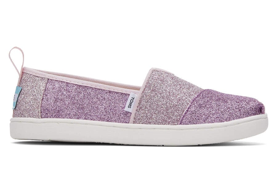 Alpargatas Toms Youth Alpargata Colorblock Iridescent Glimmer Niños Moradas Claro Argentina | AR382-267