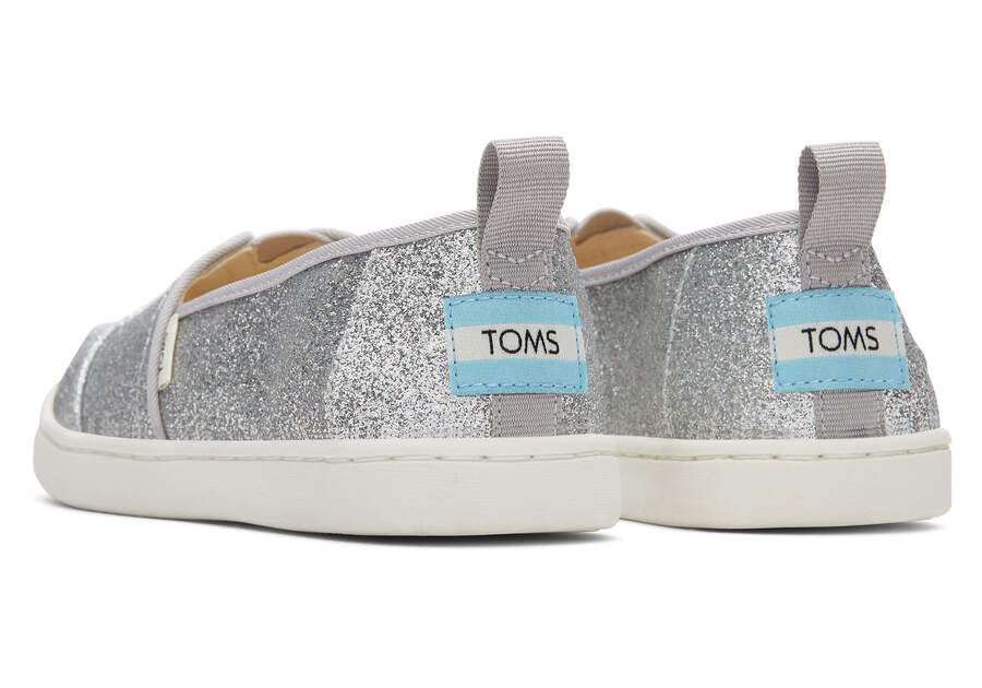 Alpargatas Toms Youth Alpargata Glimmer Niños Plateadas Argentina | AR856-829