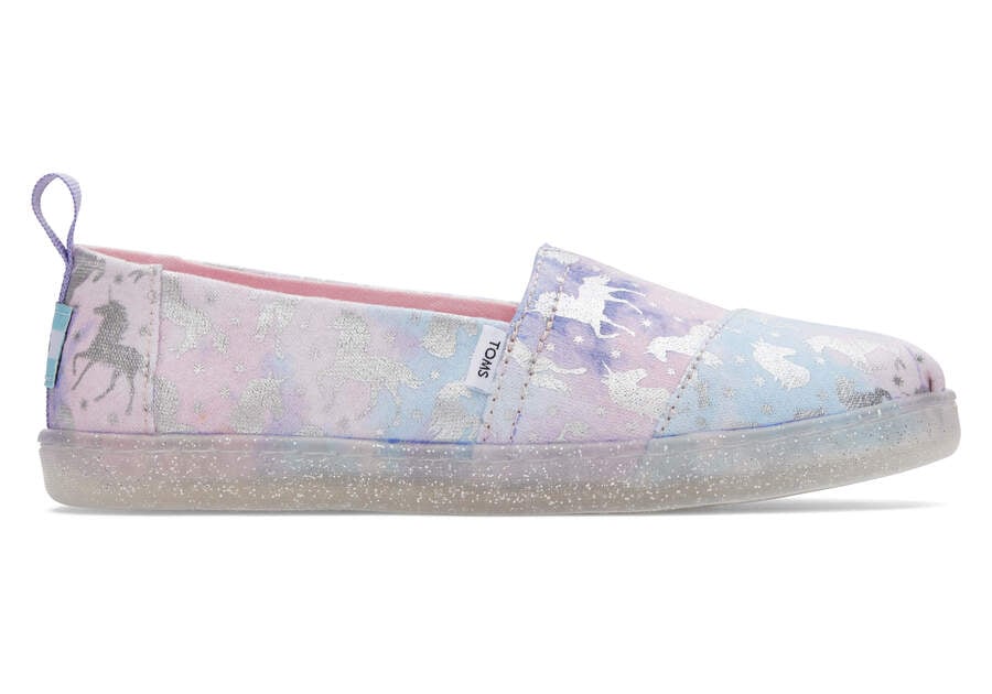 Alpargatas Toms Youth Alpargata Unicorn Niños Moradas Claro Argentina | AR339-374