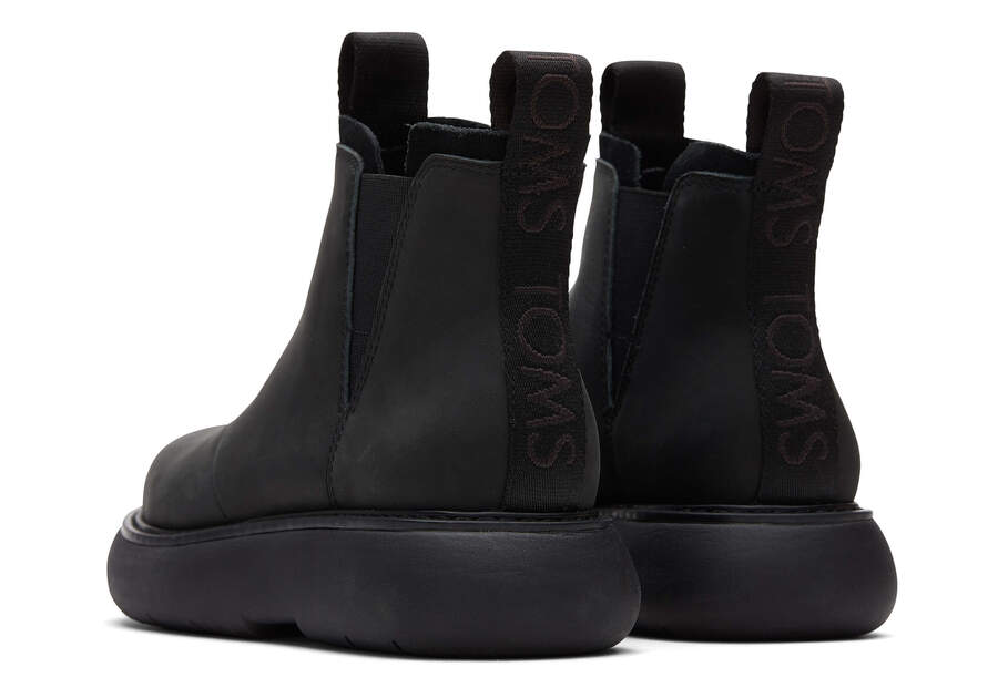 Botas Toms Mallow Boot Mujer Negras Argentina | AR500-409