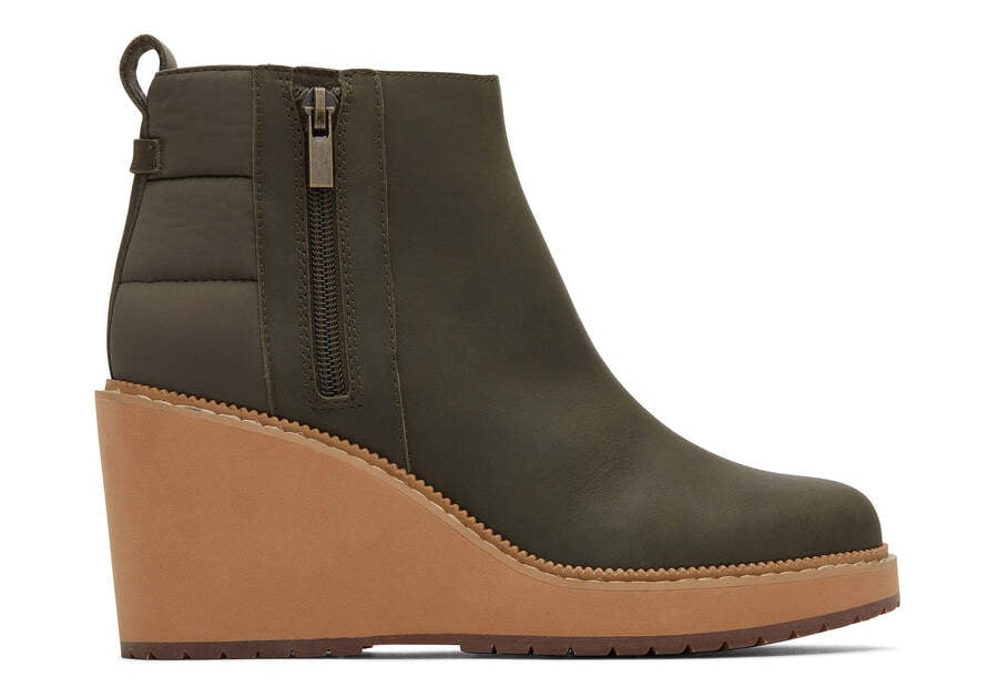 Botas Toms Raven Boot Mujer Verde Argentina | AR095-349