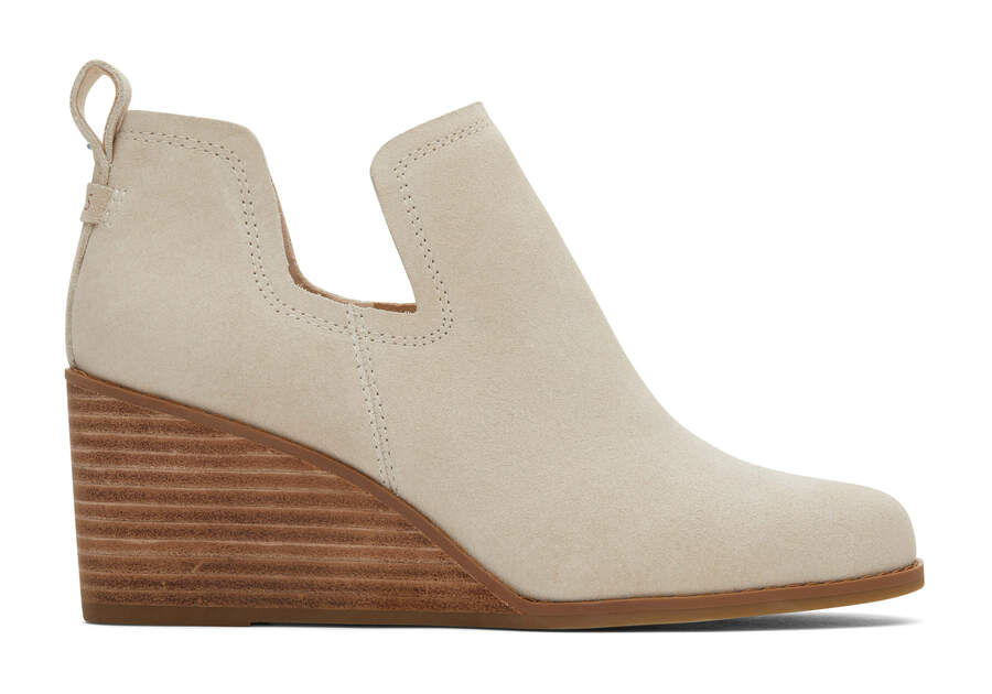 Botines Toms Kallie Wedge Bootie Mujer Creme Argentina | AR312-364