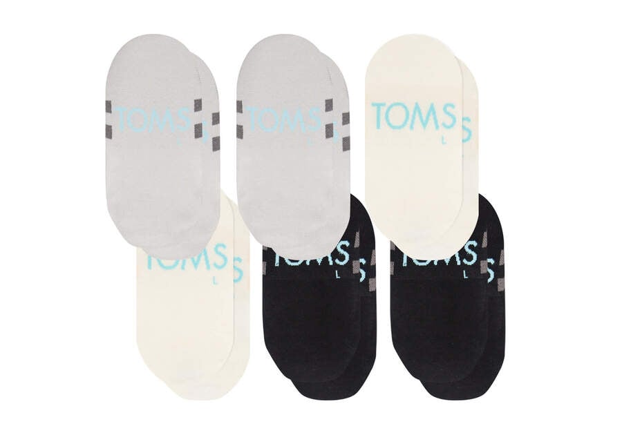 Calcetines Toms Ultimate No Show Socks Basics 6 Pack Hombre Multicolor Argentina | AR059-395