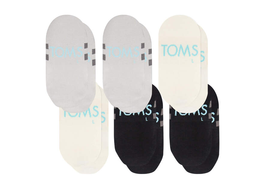 Calcetines Toms Ultimate No Show Socks Basics 6 Pack Mujer Multicolor Argentina | AR522-693