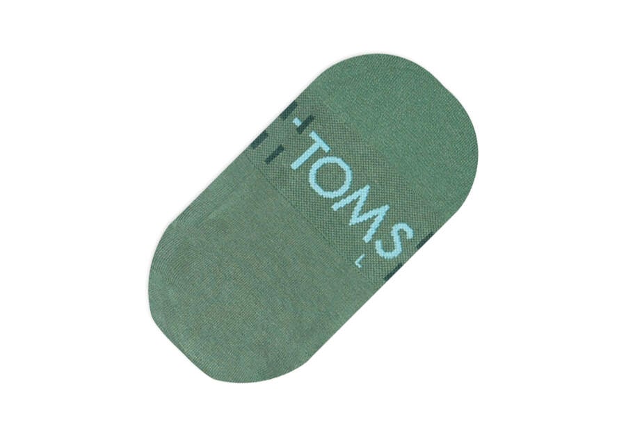 Calcetines Toms Ultimate No Show Socks Green Hombre Verde Argentina | AR379-733