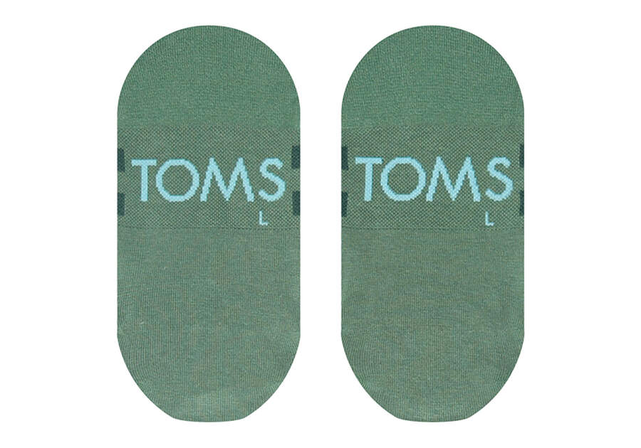 Calcetines Toms Ultimate No Show Socks Green Hombre Verde Argentina | AR379-733