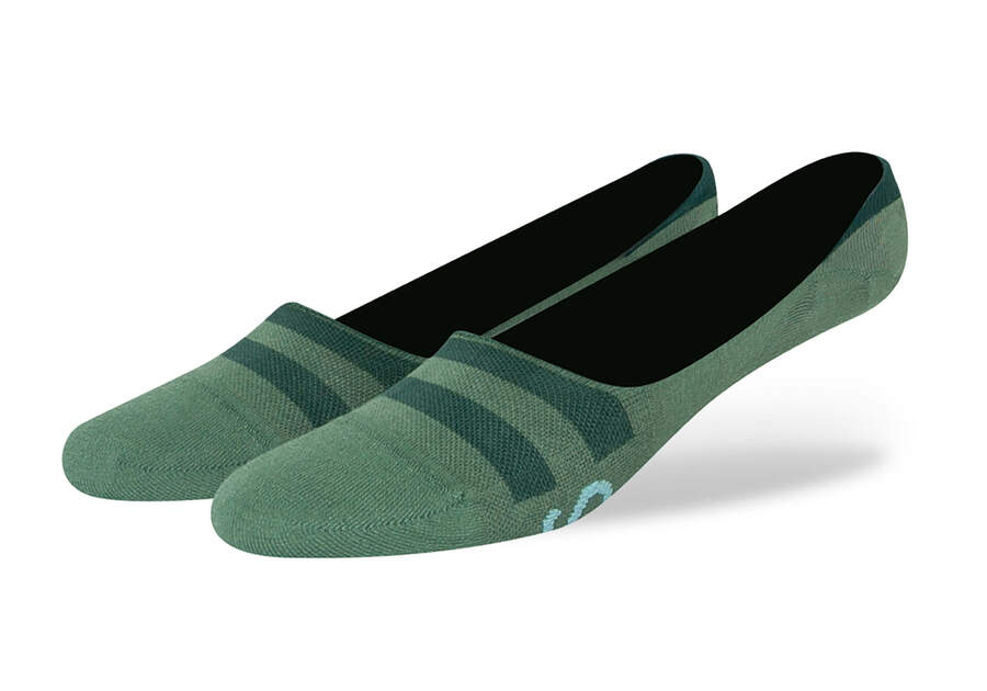 Calcetines Toms Ultimate No Show Socks Green Mujer Verde Argentina | AR735-931