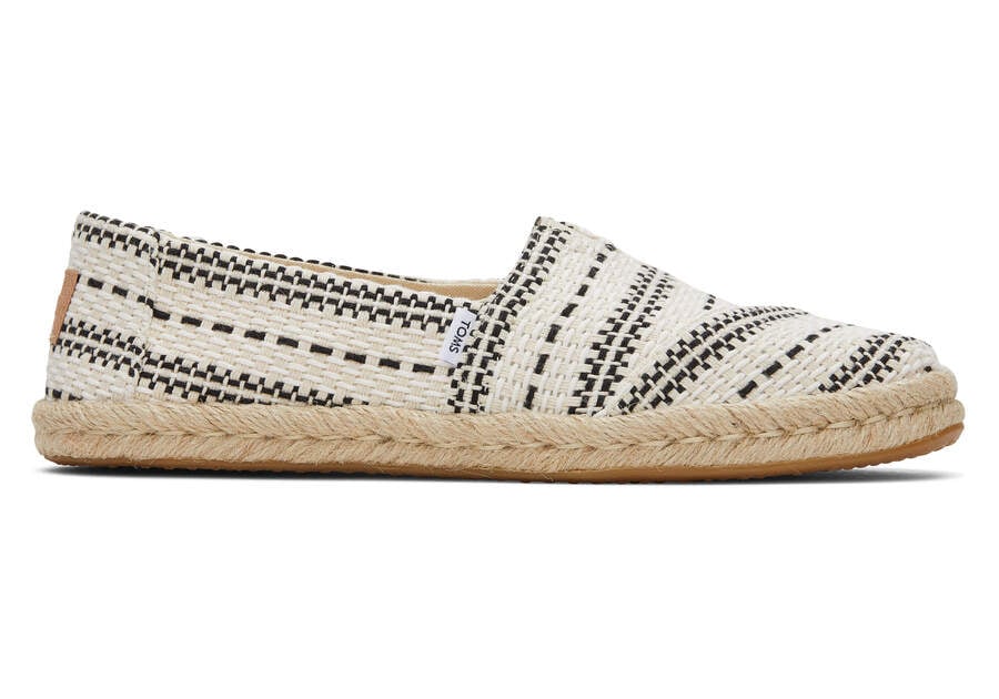 Espadrilles Toms Alpargata Fornido Global Woven Rope Alpargata Mujer Creme Argentina | AR811-495