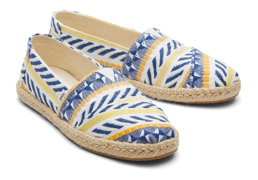 Espadrilles Toms Alpargata Global Jaquard Rope Alpargata Mujer Multicolor Argentina | AR649-247